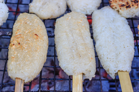 Thailand cuisine, grilled riceの写真素材