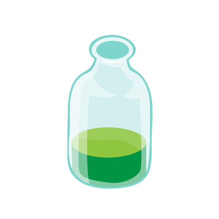 bottle isolated illustration on white backgroundのイラスト素材
