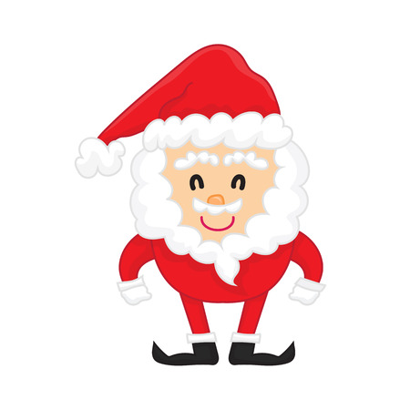 Santa Claus isolated illustration on white backgroundのイラスト素材