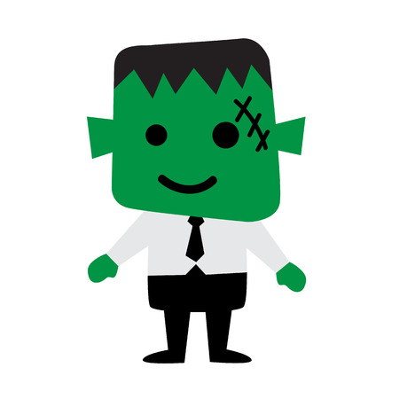 Cute Halloween Monsterのイラスト素材