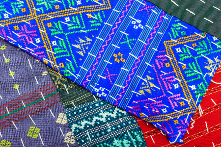 thai silk fabric texture