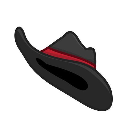 hat isolated illustration on white backgroundのイラスト素材