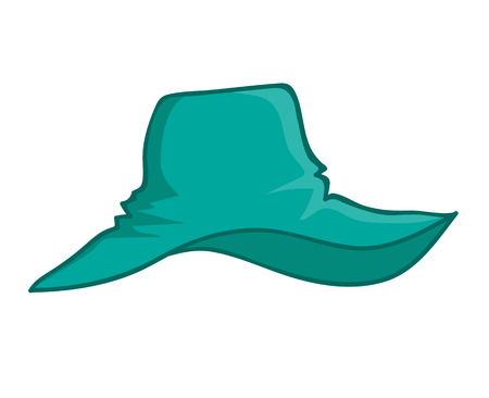 hat isolated illustration on white backgroundのイラスト素材