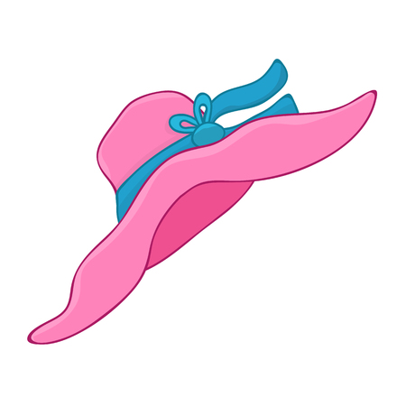 hat isolated illustration on white backgroundのイラスト素材