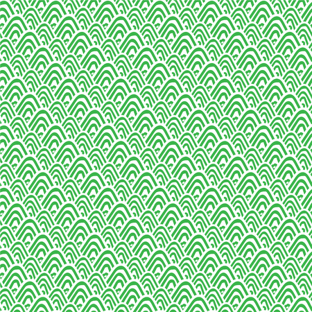 seamless Traditional japanese seigaiha ocean wave patternのイラスト素材