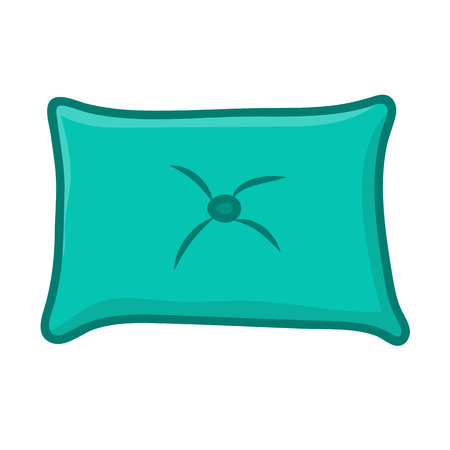 pillow isolated illustration on white backgroundのイラスト素材