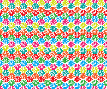 abstract swirls seamless pattern backgroundのイラスト素材