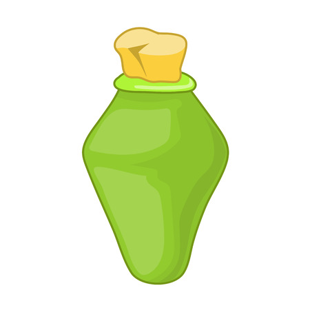 empty bottles isolated illustration on white backgroundのイラスト素材