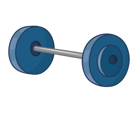 dumbbell isolated illustration on white backgroundのイラスト素材