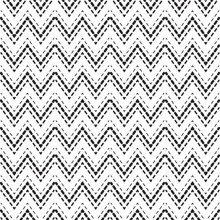 zigzag stripe seamless patternのイラスト素材