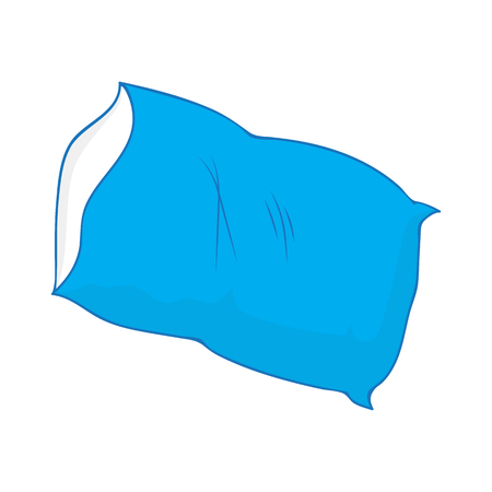 pillow isolated illustration on white backgroundのイラスト素材
