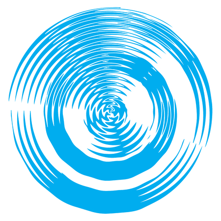 circle waves abstract backgroundのイラスト素材