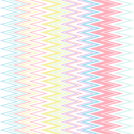 Zigzag stripe pattern, pastel colorsのイラスト素材