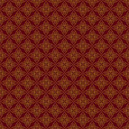 Vector seamless thai pattern abstract backgroundのイラスト素材