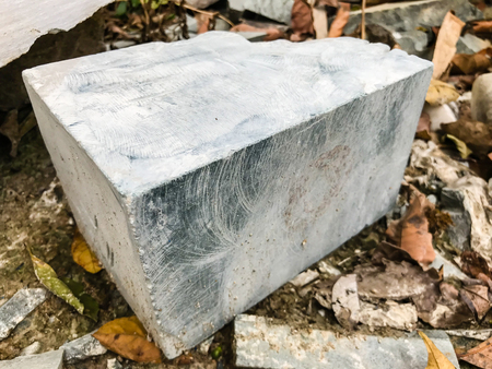 close up of stone on the ground