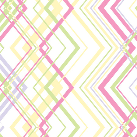 Vertical zigzag striped pattern in pastel colorsのイラスト素材
