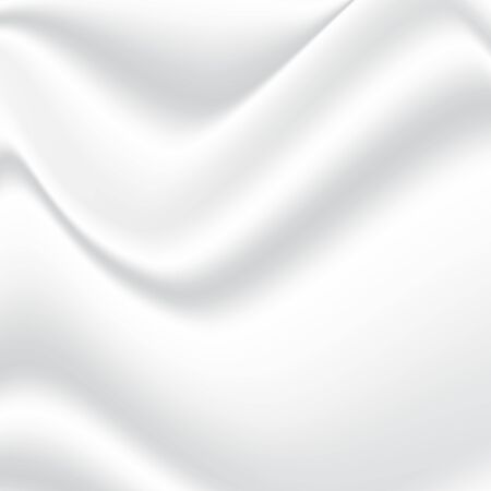 Abstract white and gray vector background. Satin luxury cloth textureのイラスト素材