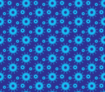 seamless abstract flower pattern vector backgroundのイラスト素材