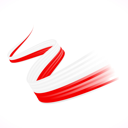 Abstract winding bannerのイラスト素材