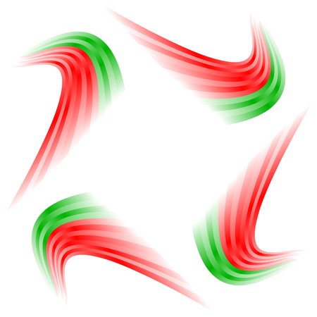 Abstract waving patternのイラスト素材