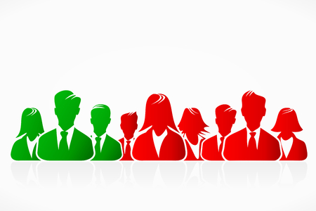 Portuguese, Bangladeshi and Moroccan flag business people silhouettesのイラスト素材