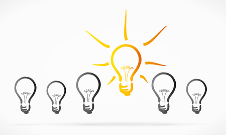 Valid idea concept abstract illustrationのイラスト素材