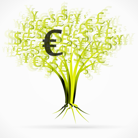 Money treeのイラスト素材