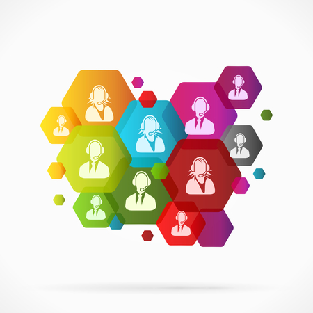 Abstract support background vector illustrationのイラスト素材