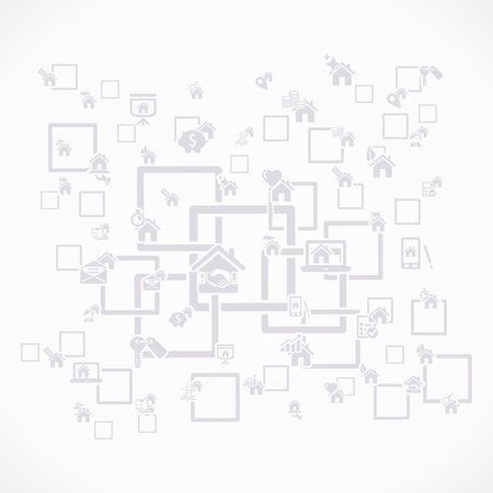 Real estate background vector illustrationのイラスト素材