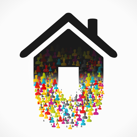Home Illustration のイラスト素材