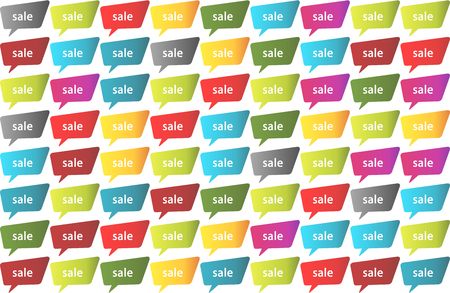 Sale seamless colorful vector backgroundのイラスト素材
