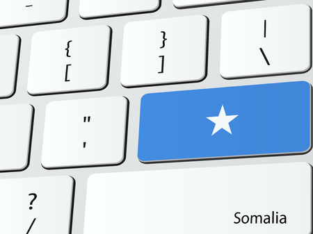Somali flag computer icon keyboardのイラスト素材