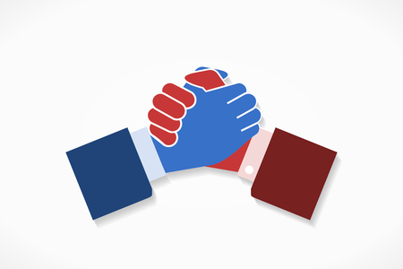 Business clashのイラスト素材