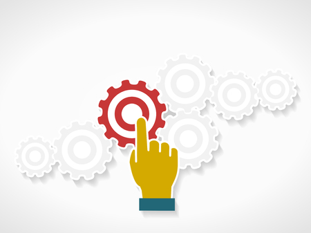 Business and teamwork conceptのイラスト素材