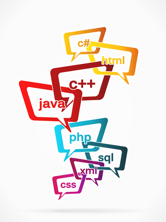 Internet programming concept illustrationのイラスト素材
