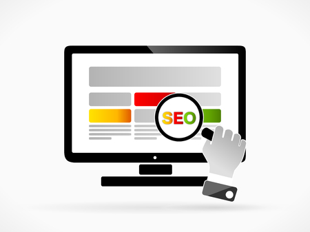 Search engine optimizationのイラスト素材
