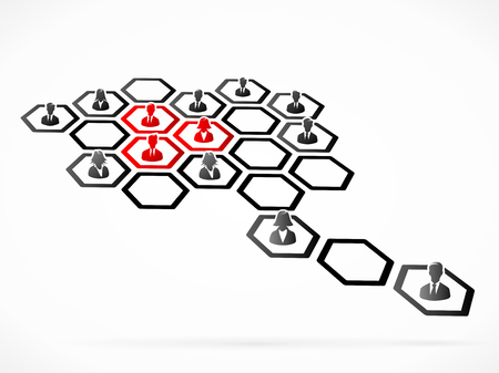 Customer segmentation concept illustrationのイラスト素材
