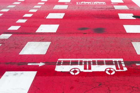 road markingsの写真素材