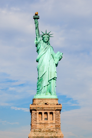 Liberty Statue in NYCの写真素材