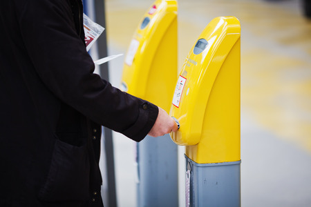 one at a ticket validator