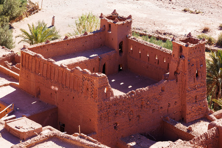 picturesque old mountain village of Ait-Ben-Haddou All which is listed under the UNESCO world heritage sitesのeditorial素材