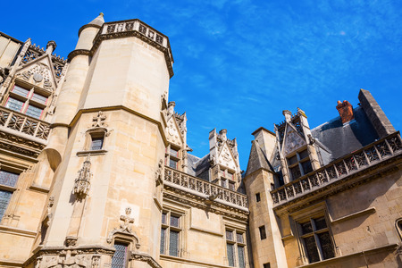 Paris, France - October 16, 2016: Musee national du Moyen Age in Paris, formerly known as Musee Cluny. The museum houses a variety of important medieval artifactsのeditorial素材