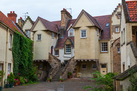 picture of the White Horse Close in Edinburgh, Scotlandの写真素材