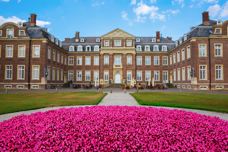 picture of the Nordkirchen Castle, also called the Westphalian Versailles, in Westphalia, Germanyのeditorial素材