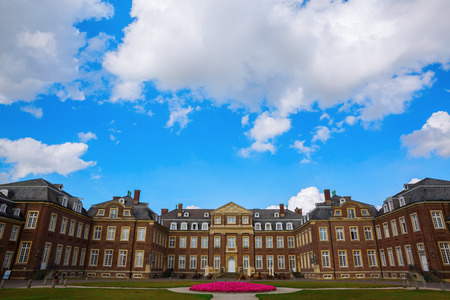 picture of the Nordkirchen Castle, also called the Westphalian Versailles, in Westphalia, Germanyのeditorial素材