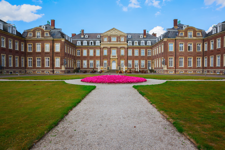 picture of the Nordkirchen Castle, also called the Westphalian Versailles, in Westphalia, Germanyのeditorial素材