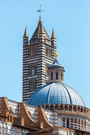 picture of the Siena Cathedral in Siena, Tuscany, Italyの写真素材