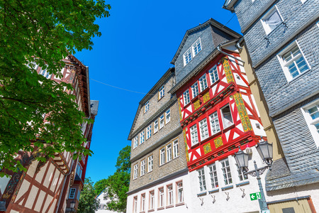 picture of an old half-timbered house in Herborn, Germany