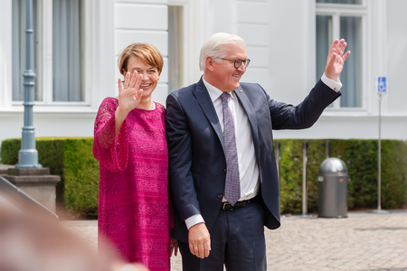 Bonn, Germany - June 24, 2018: The Federal President of Germany, Frank Walter Steinmeier, at the Villa Hammerschmidt.のeditorial素材