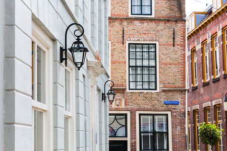 picture of facades of historic buildings in Goes, Netherlands